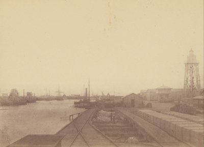 Harbor by Théodule Devéria